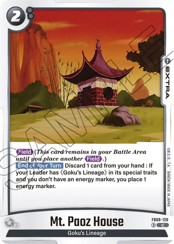 Image for Mt. Paoz House (FB08-120) - Dragon Ball Super: Fusion World