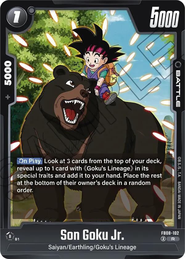 Image for Son Goku Jr. - FB08-102 (FB08-102) - Dragon Ball Super: Fusion World