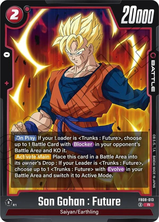 Image for Son Gohan : Future - FB08-013 (FB08-013) - Dragon Ball Super: Fusion World