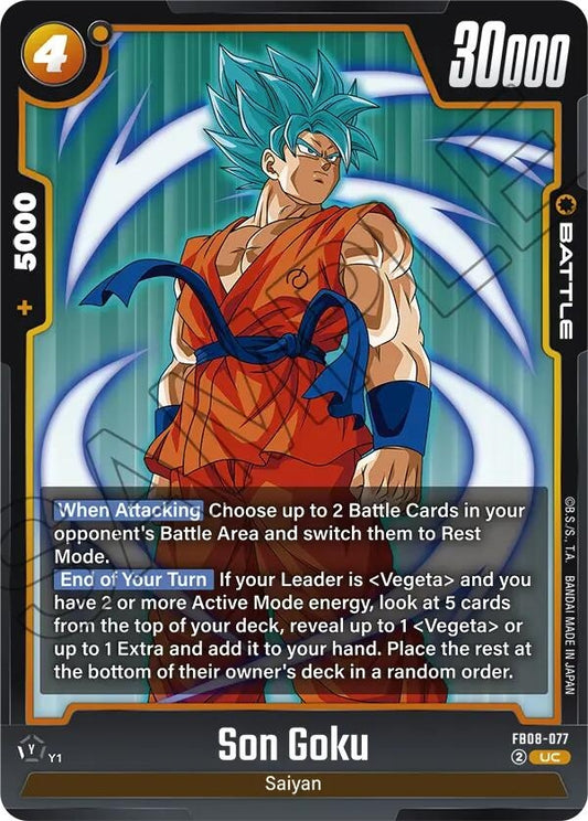 Image for Son Goku - FB08-077 (FB08-077) - Dragon Ball Super: Fusion World