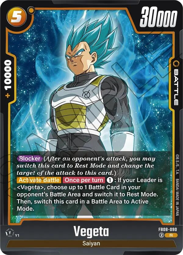 Image for Vegeta - FB08-090 (FB08-090) - Dragon Ball Super: Fusion World