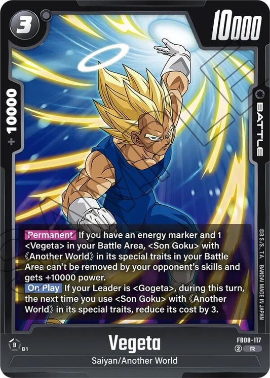 Image for Vegeta - FB08-117 (FB08-117) - Dragon Ball Super: Fusion World