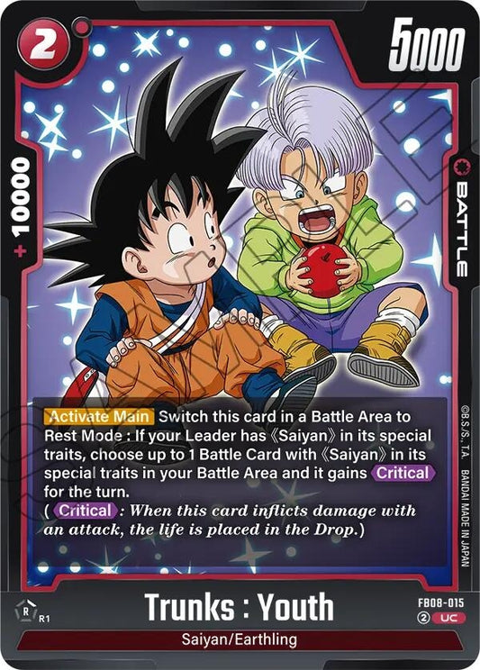 Image for Trunks : Youth - FB08-015 (FB08-015) - Dragon Ball Super: Fusion World