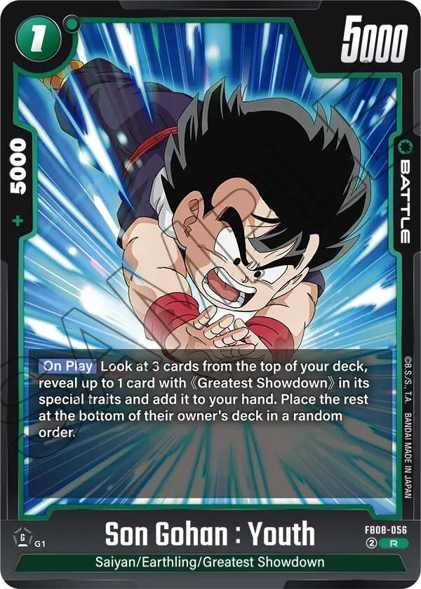 Image for Son Gohan : Youth - FB08-056 (FB08-056) - Dragon Ball Super: Fusion World