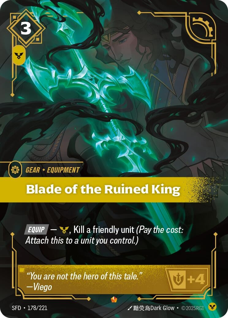 Image for Blade of the Ruined King (178/221) - Riftbound: League of Legends Trading Card Game