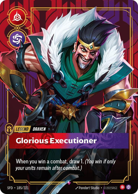 Image for Draven - Glorious Executioner (185/221) - Riftbound: League of Legends Trading Card Game