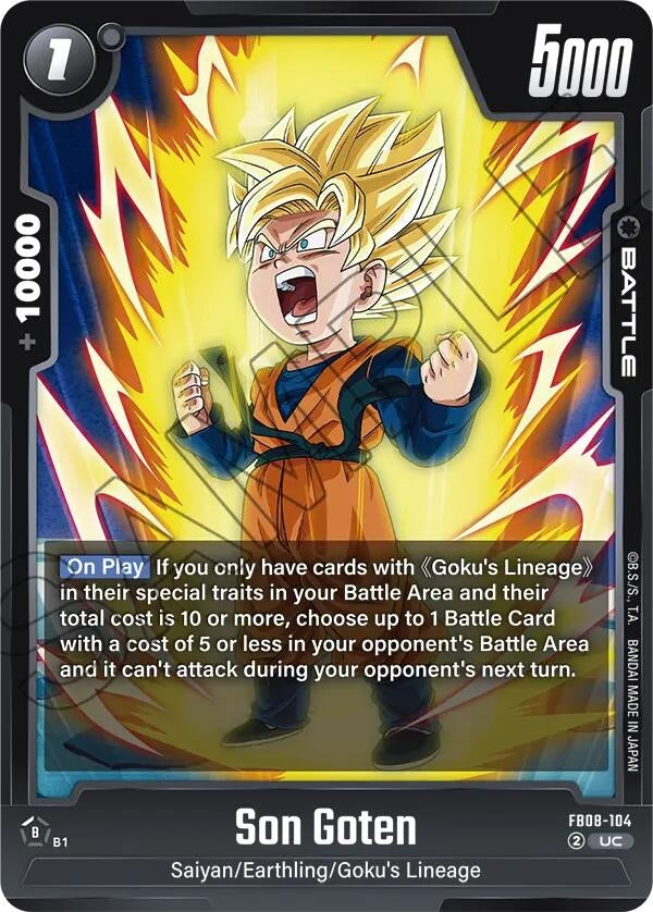 Image for Son Goten (FB08-104) - Dragon Ball Super: Fusion World