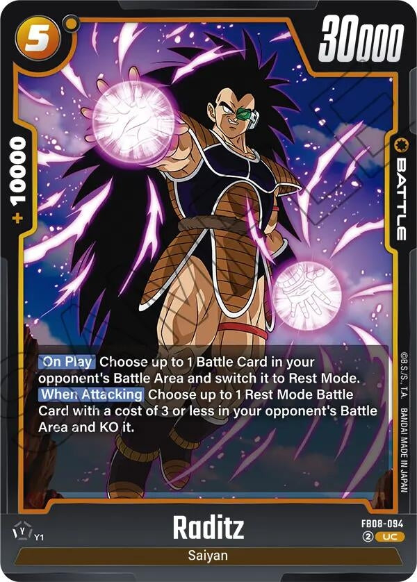 Image for Raditz - FB08-094 (FB08-094) - Dragon Ball Super: Fusion World