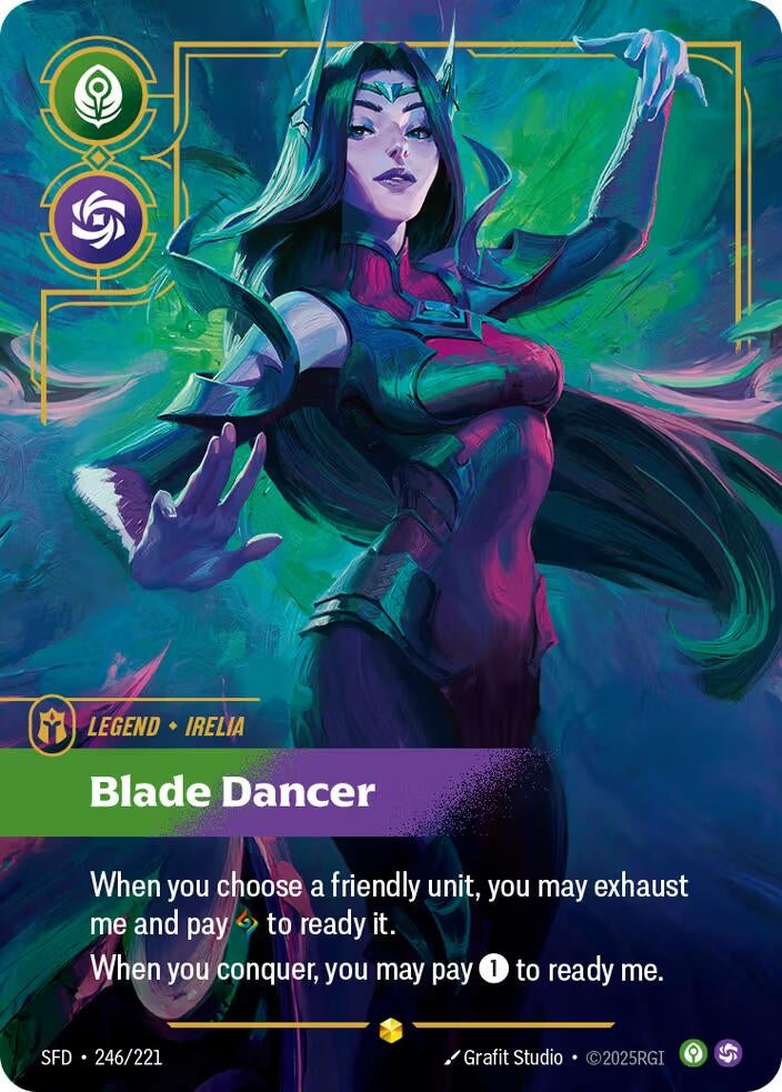 Image for Irelia - Blade Dancer (Overnumbered) (246/221) - Riftbound: League of Legends Trading Card Game