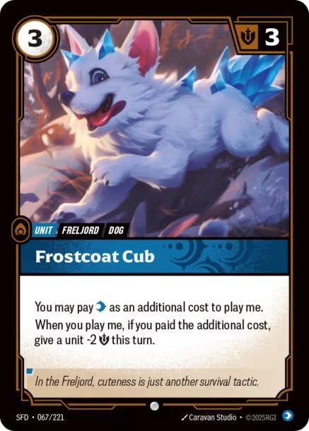 Image for Frostcoat Cub (067/221) - Riftbound: League of Legends Trading Card Game