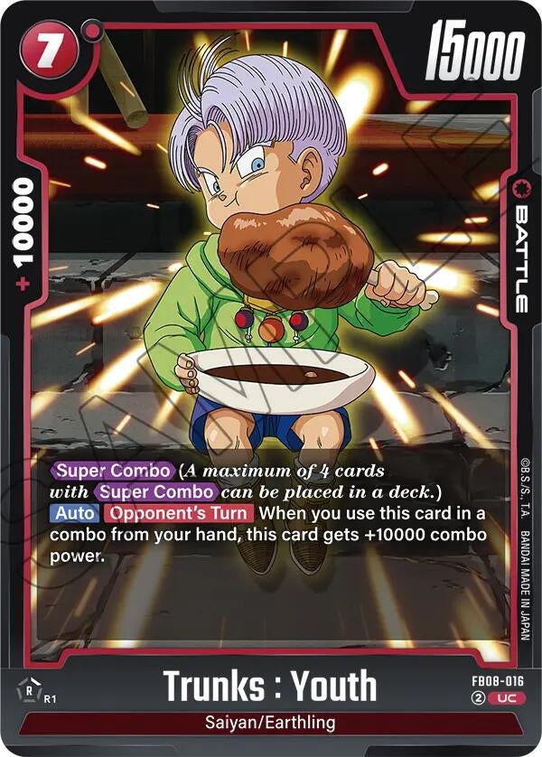 Image for Trunks : Youth - FB08-016 (FB08-016) - Dragon Ball Super: Fusion World