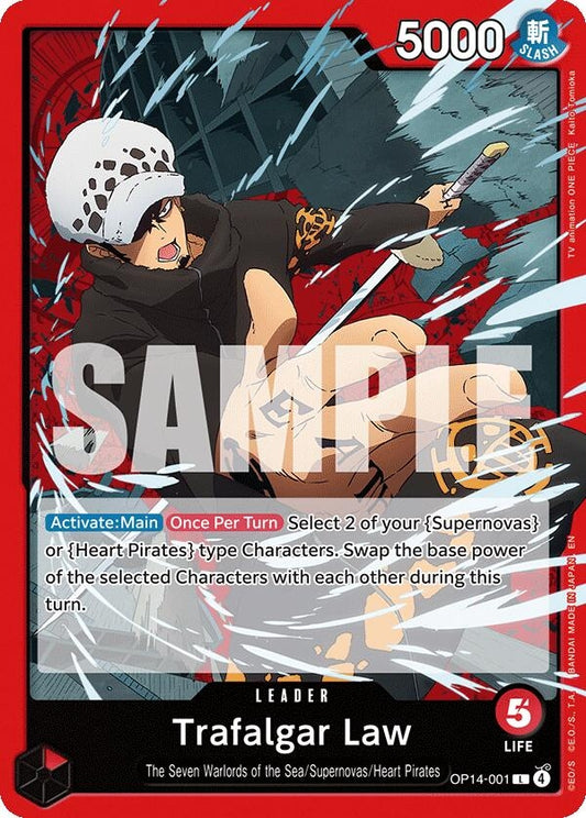 Image for Trafalgar Law - OP14-001 (OP14-001) - One Piece Card Game