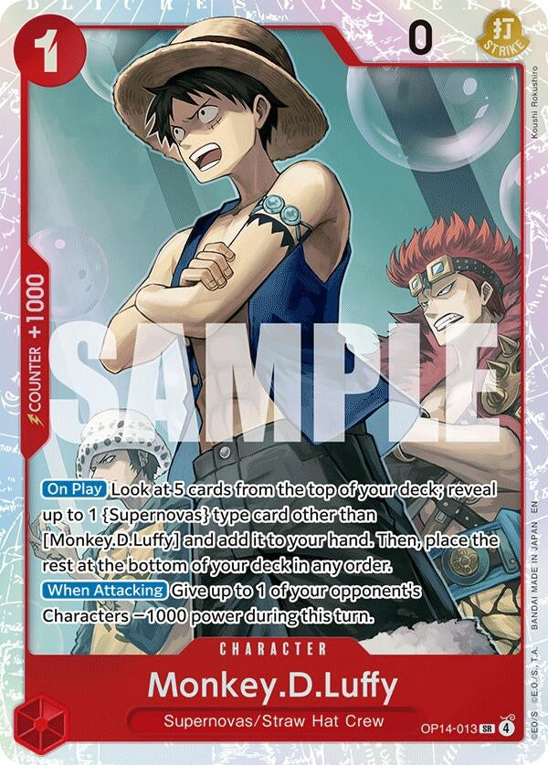 Image for Monkey.D.Luffy - OP14-013 (OP14-013) - One Piece Card Game