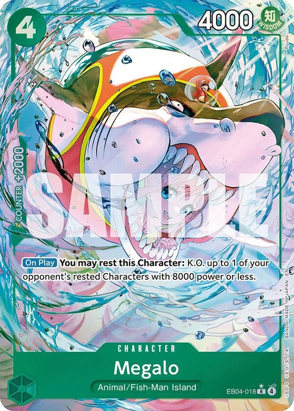Image for Megalo (Alternate Art) (EB04-018) - One Piece Card Game