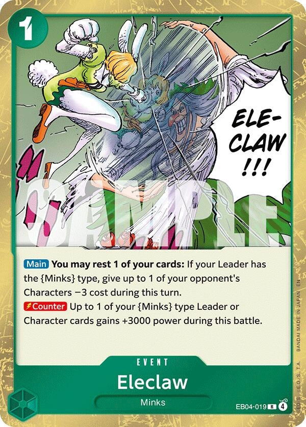Image for Eleclaw (EB04-019) - One Piece Card Game