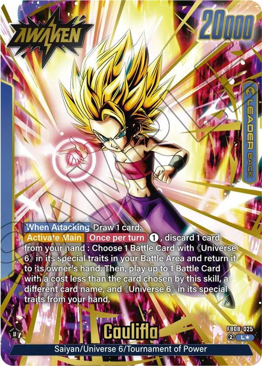 Image for Caulifla - FB08-025 (Alternate Art) (FB08-025) - Dragon Ball Super: Fusion World