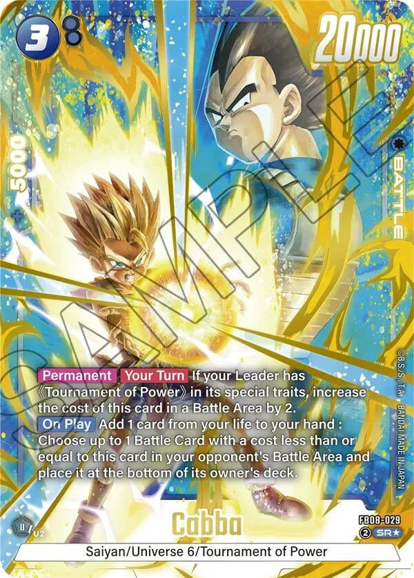 Image for Cabba - FB08-029 (Alternate Art) (FB08-029) - Dragon Ball Super: Fusion World