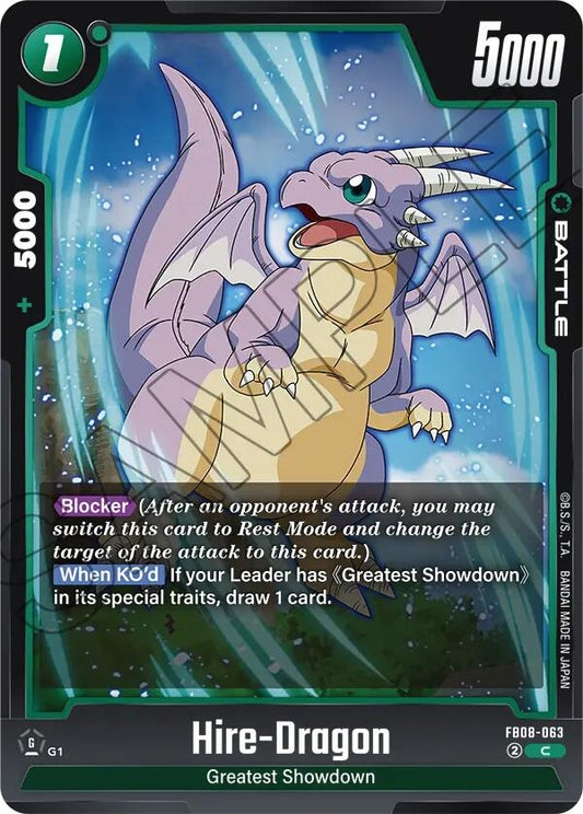 Image for Hire-Dragon (FB08-063) - Dragon Ball Super: Fusion World