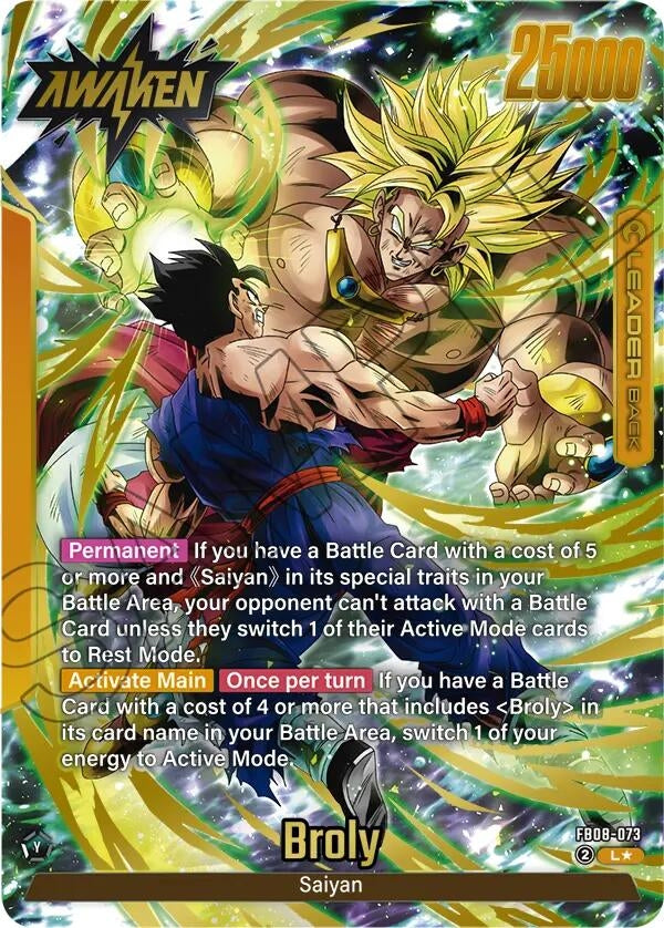 Image for Broly - FB08-073 (Alternate Art) (FB08-073) - Dragon Ball Super: Fusion World