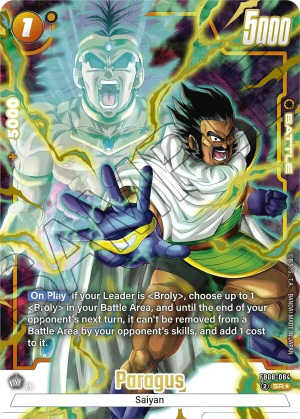 Image for Paragus - FB08-084 (Alternate Art) (FB08-084) - Dragon Ball Super: Fusion World