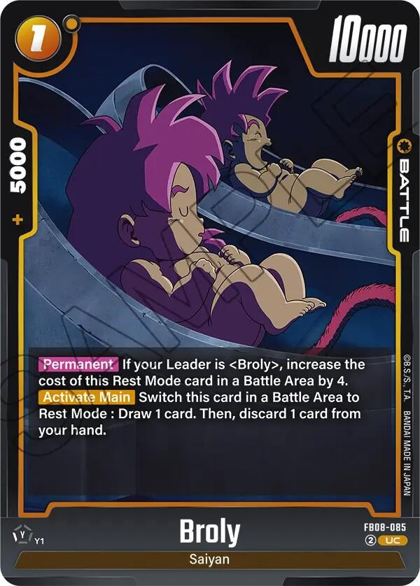 Image for Broly - FB08-085 (FB08-085) - Dragon Ball Super: Fusion World