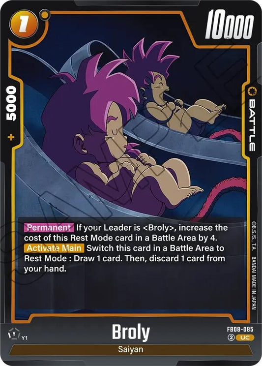 Image for Broly - FB08-085 (FB08-085) - Dragon Ball Super: Fusion World