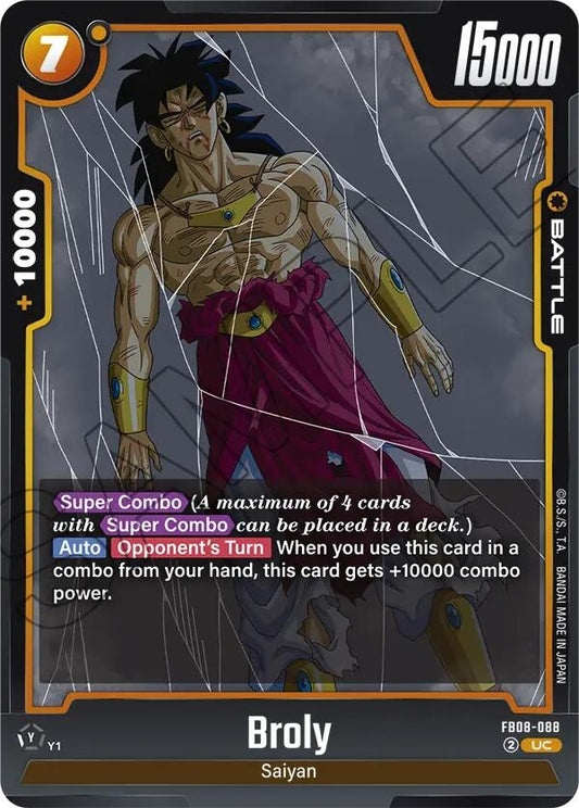 Image for Broly - FB08-088 (FB08-088) - Dragon Ball Super: Fusion World