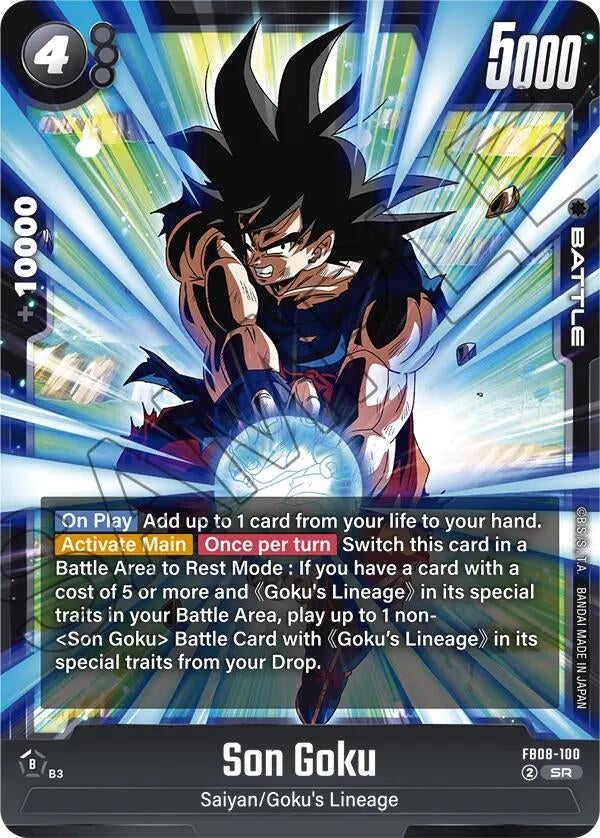 Image for Son Goku - FB08-100 (FB08-100) - Dragon Ball Super: Fusion World