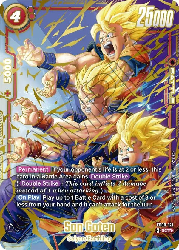 Image for Son Goten - FB08-121 (Super Alternate Art) (FB08-121) - Dragon Ball Super: Fusion World