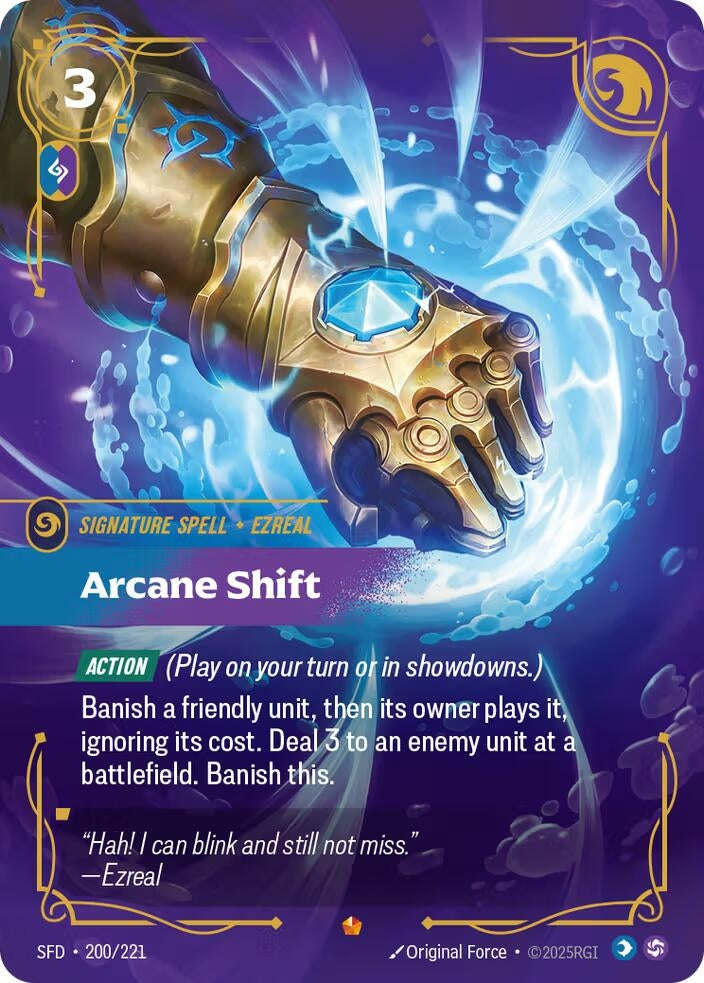 Image for Arcane Shift (200/221) - Riftbound: League of Legends Trading Card Game