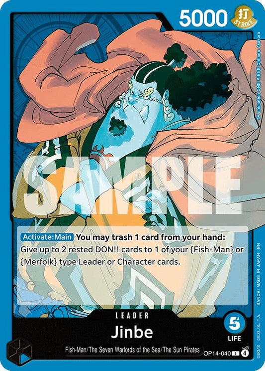 Image for Jinbe - OP14-040 (OP14-040) - One Piece Card Game