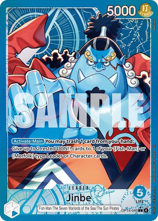 Image for Jinbe - OP14-040 (Alternate Art) (OP14-040) - One Piece Card Game