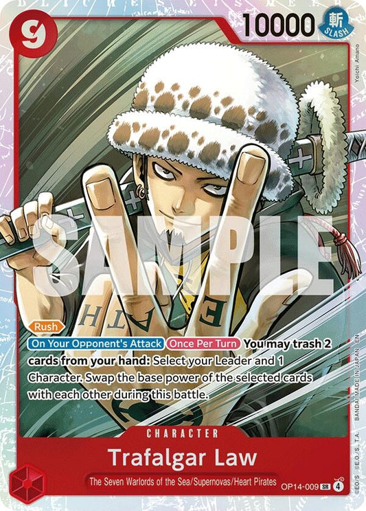 Image for Trafalgar Law - OP14-009 (OP14-009) - One Piece Card Game