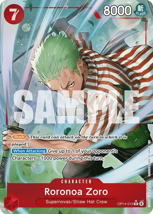 Image for Roronoa Zoro - OP14-015 (Alternate Art) (OP14-015) - One Piece Card Game