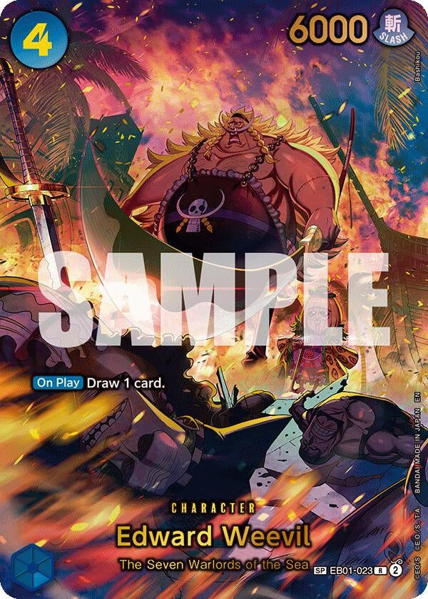 Image for Edward Weevil - EB01-023 (SP) (EB01-023) - One Piece Card Game