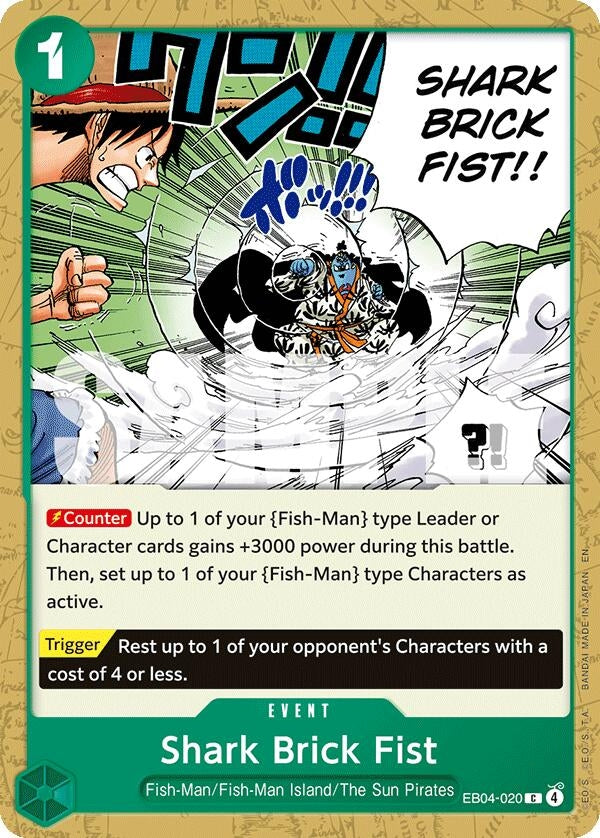 Image for Shark Brick Fist (EB04-020) - One Piece Card Game