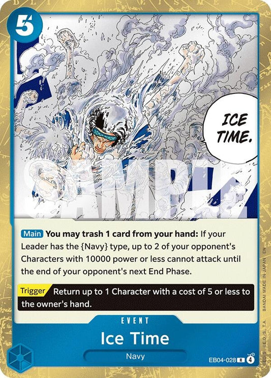 Image for Ice Time (EB04-028) - One Piece Card Game