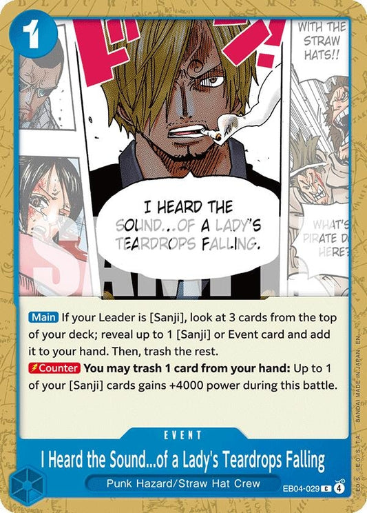 Image for I Heard the Sound...of a Lady's Teardrops Falling (EB04-029) - One Piece Card Game