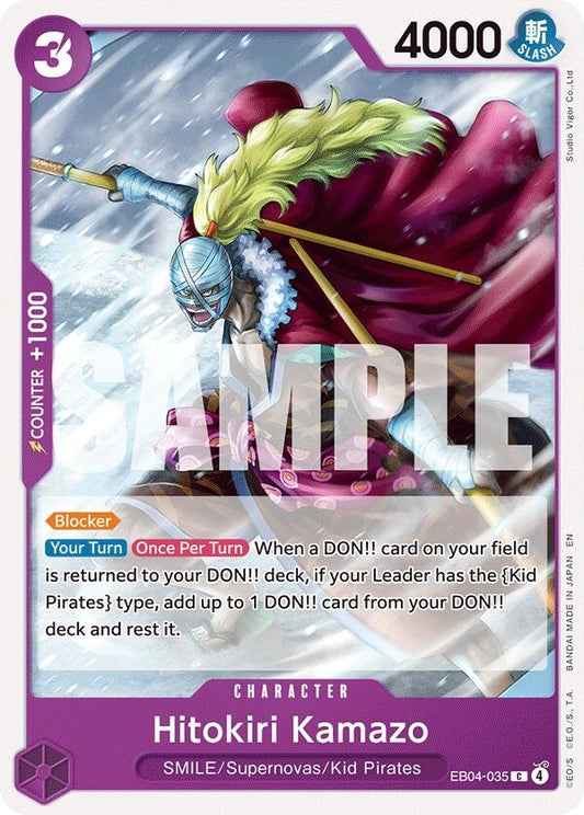 Image for Hitokiri Kamazo (EB04-035) - One Piece Card Game