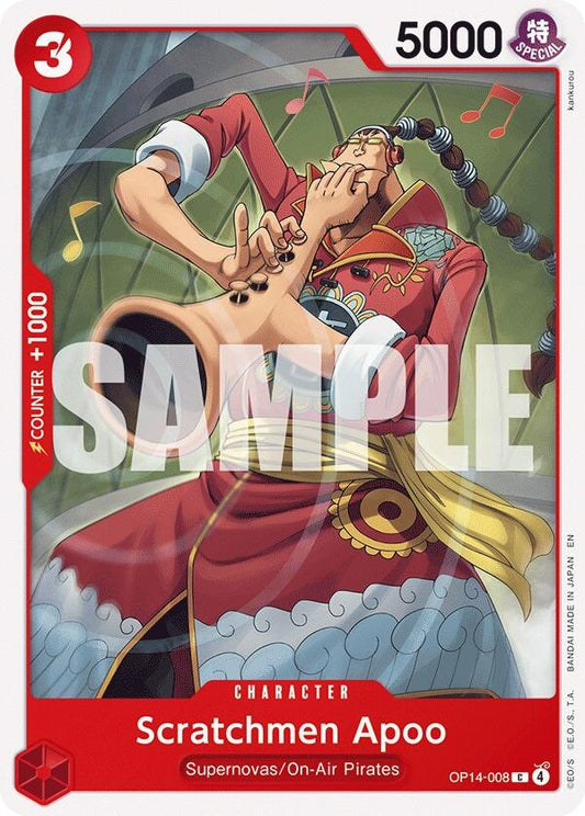 Image for Scratchmen Apoo (OP14-008) - One Piece Card Game