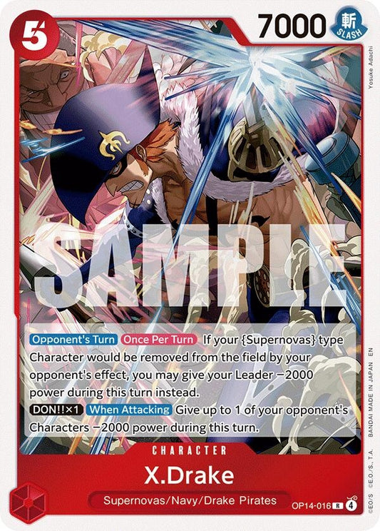 Image for X.Drake (OP14-016) - One Piece Card Game