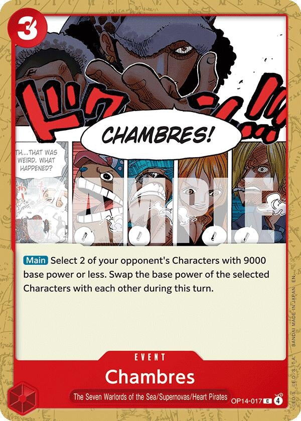 Image for Chambres (OP14-017) - One Piece Card Game