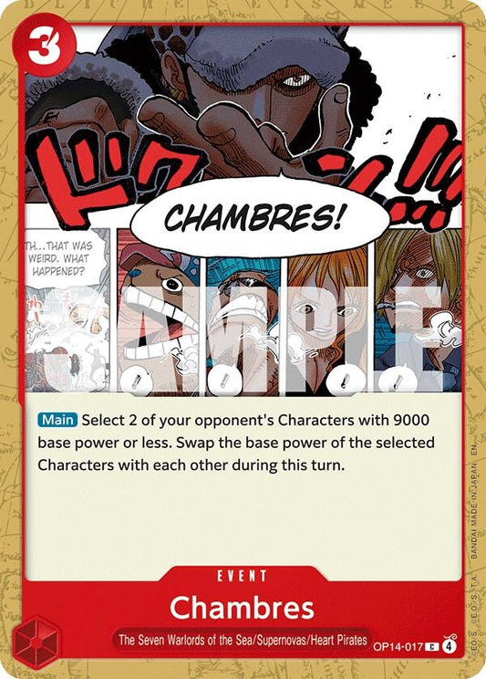 Image for Chambres (OP14-017) - One Piece Card Game