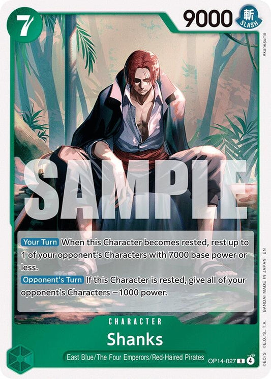 Image for Shanks (OP14-027) - One Piece Card Game