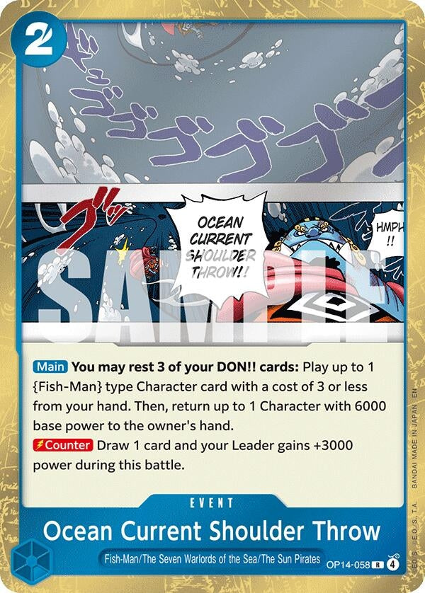 Image for Ocean Current Shoulder Throw (OP14-058) - One Piece Card Game
