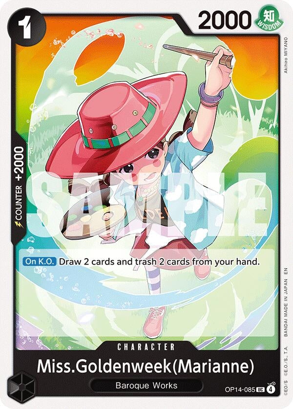 Image for Miss.Goldenweek(Marianne) (OP14-085) - One Piece Card Game