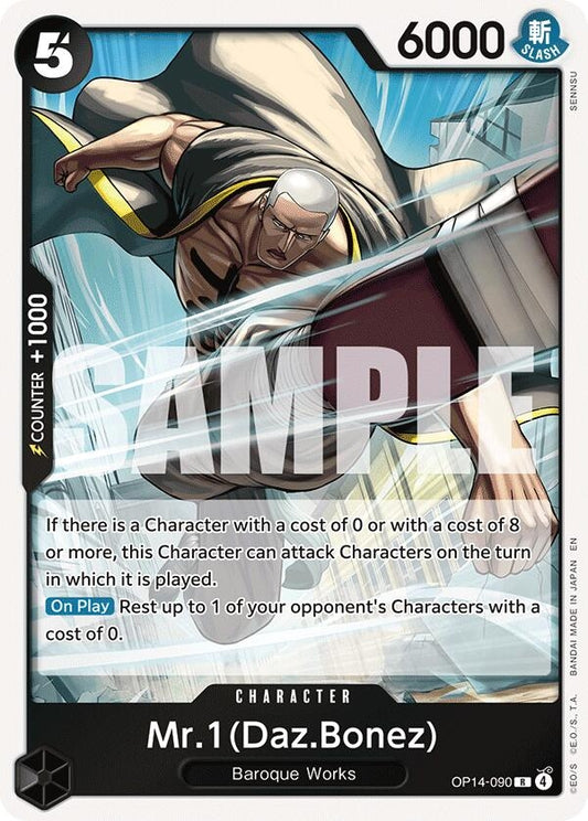 Image for Mr.1(Daz.Bonez) (OP14-090) - One Piece Card Game