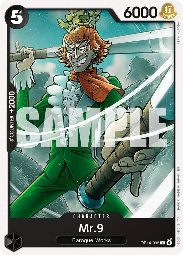 Image for Mr.9 (OP14-095) - One Piece Card Game