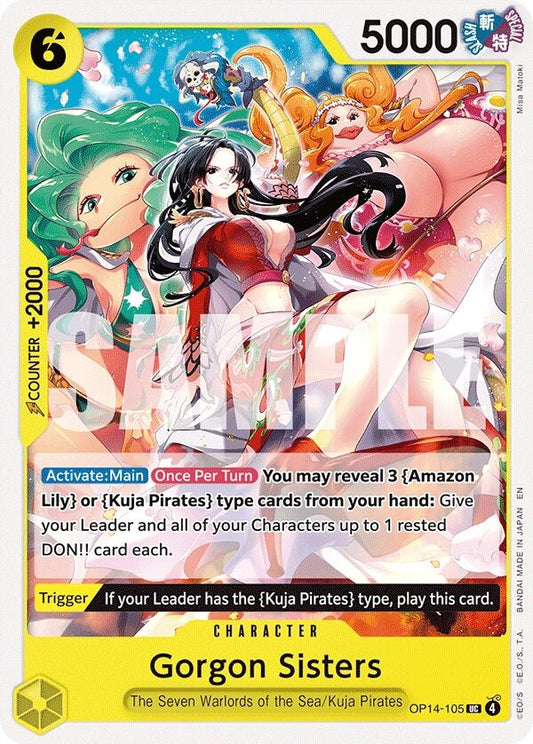 Image for Gorgon Sisters (OP14-105) - One Piece Card Game
