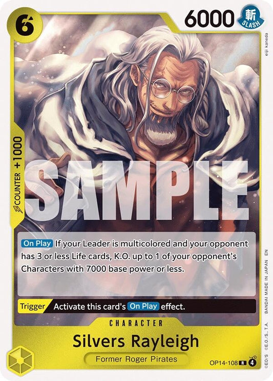 Image for Silvers Rayleigh (OP14-108) - One Piece Card Game